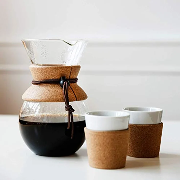 Bodum 11592-109 Pour Over Kaffeebereiter mit Permanentfilter 0,5 L, Mehrlagig, transparent, 13,8 x 11,5 x 15,4 cm – Bild 9