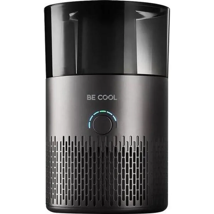 Be Cool LUFTBEFEUCHTER-/REINIGER BCLB2402B, 2-in-1 mit H13 HEPA-Filter, 300ml/h Befeuchtungsrate, geeignet für Räume bis 50m², schwarz