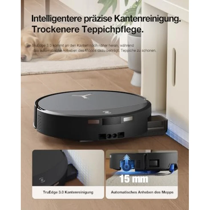 ECOVACS X11S Omnicyclone Care Kit EU, Saug- und Wischroboter mit 30.000 Pa Saugkraft und PowerBoost-Ladefunktion – Bild 6