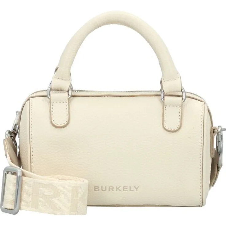 Burkely Always Alyx Handtasche, 100% Leder, beige, 20 cm x 10 cm x 14 cm