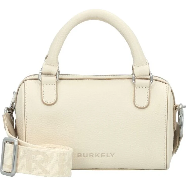 Burkely Always Alyx Handtasche, 100% Leder, beige, 20 cm x 10 cm x 14 cm