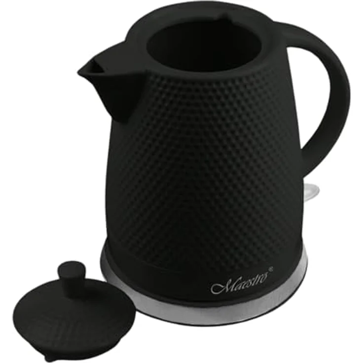 Feel Maestro Wasserkocher MR-069, 1,5 l Keramik-Wasserkocher mit 1500 W in schwarz, automatische Abschaltung und Füllstandsanzeige – Bild 2