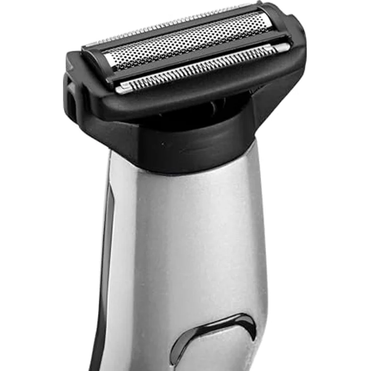 Babyliss Men 11-in-1 Titanium Multi-Grooming Kit Wasserdicht Köperhaartrimmer, Barttrimmer, Nasenhaartrimmer, Augenbrauen, Detailtrimmer und Multifunktionstrimmer, inkl. Tasche, Silber Schwarz MT861E – Bild 5