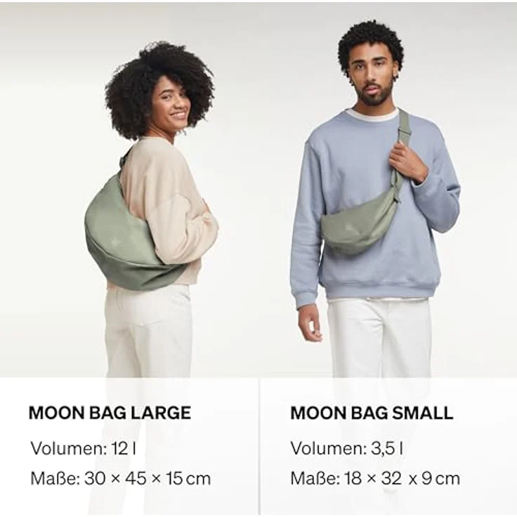 Got Bag Umhängetasche Moon Bag S, wasserabweisend, khaki – Bild 6