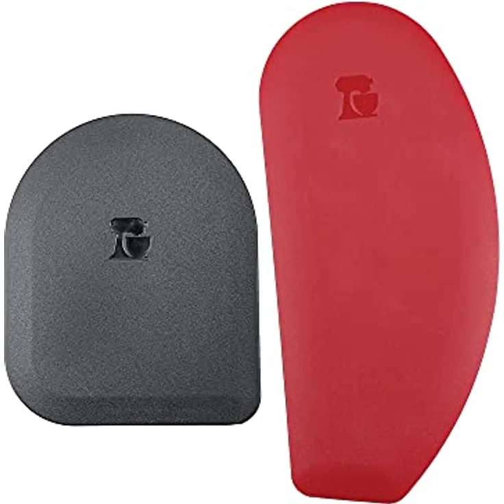 KitchenAid 2-Teiliges Teigschaber Set, Hitzebeständige Silikonspatel in Rot/Schwarz, Ergonomisches Design für Schüsseln und Pfannen – Bild 1