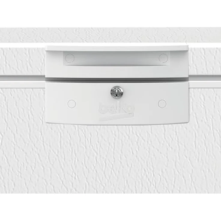 Beko HSM37540 Gefriertruhe groß, MinFrost, Temperaturalarm, 4 Gefriergutkörbe, abschließbar, 360 l Nutzvolumen, 36 db(A), Weiß – Bild 4