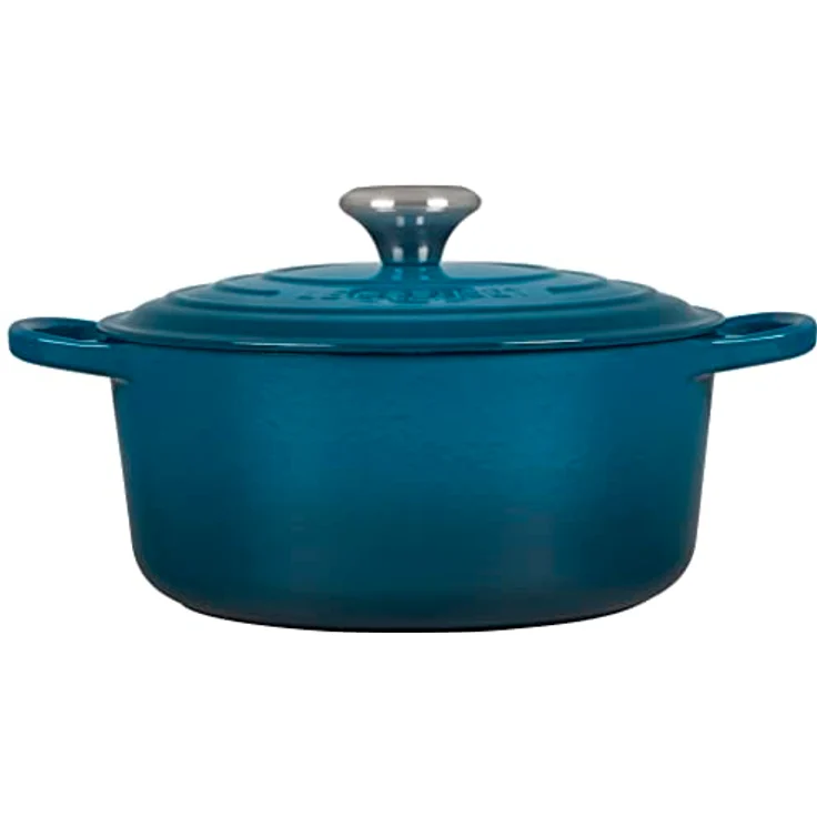 Le Creuset Signature Bräter, rund, 24 cm, deep teal – Bild 4
