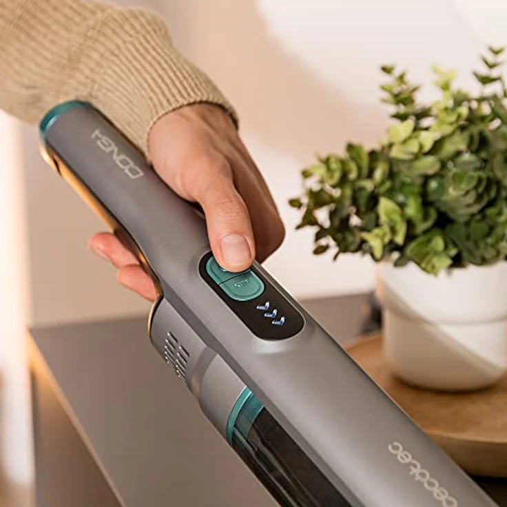 Cecotec Conga Rockstar Micro+, Kabelloser Handstaubsauger mit 200 W, 20 kPa Saugkraft, bis zu 40 Minuten Akku-Laufzeit, 2 Modi und Selbstladestation, Grau – Bild 5