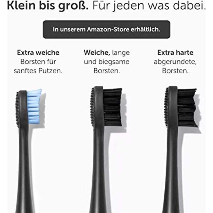 Wondersmile Ersatzbürsten Schallzahnbürste geeignet für Kinder (Super weich, Ballon Blue) – Bild 3