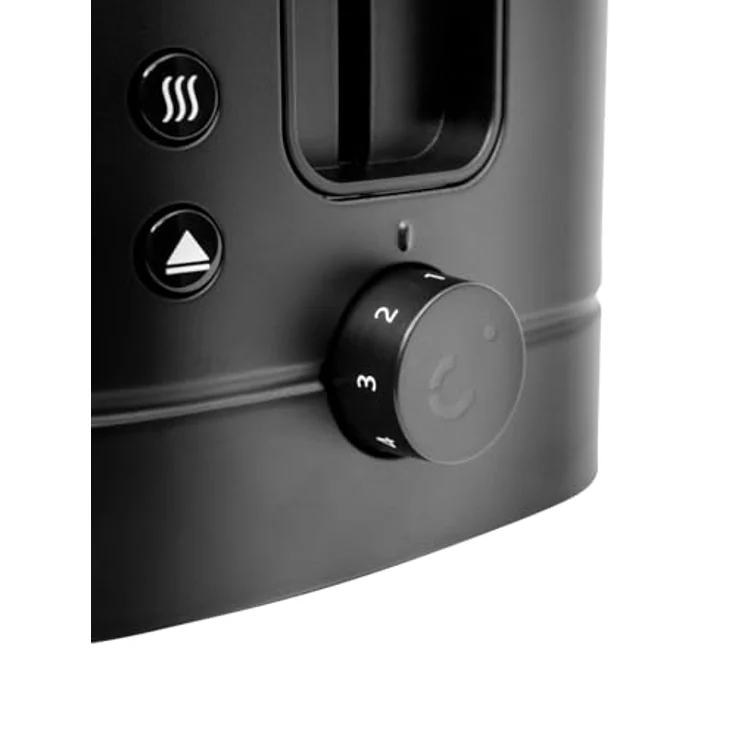 Dittert TO001B-00 Serie One Toaster, 800 W für 2 Scheiben, 7 Bräunungsstufen, Schwarz, versandkostenfrei – Bild 4