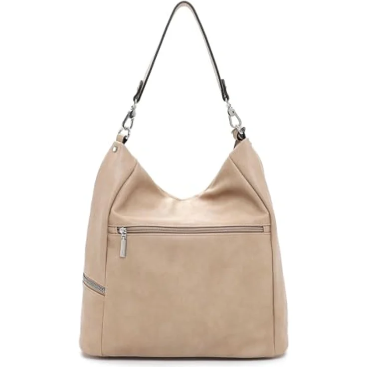 Tamaris Nele Schultertasche 37 cm, braun, 100% Polyurethan, kompakte Größe – Bild 3