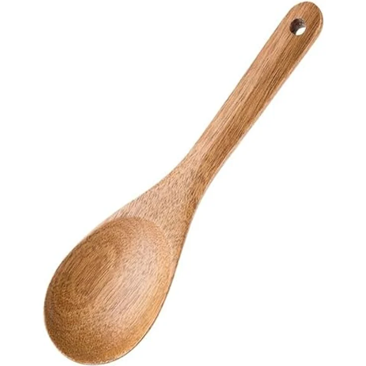 APS 599 Löffel, Holzlöffel aus Akazienholz, Gesamtlänge 23,5 cm, Löffelmaß 9 x 6,5 cm – Bild 1