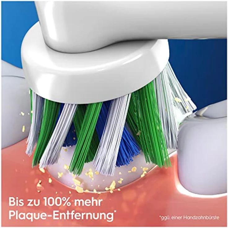 Oral-B CrossAction CleanMaximiser 10er Aufsteckbürste, weiß – Bild 2