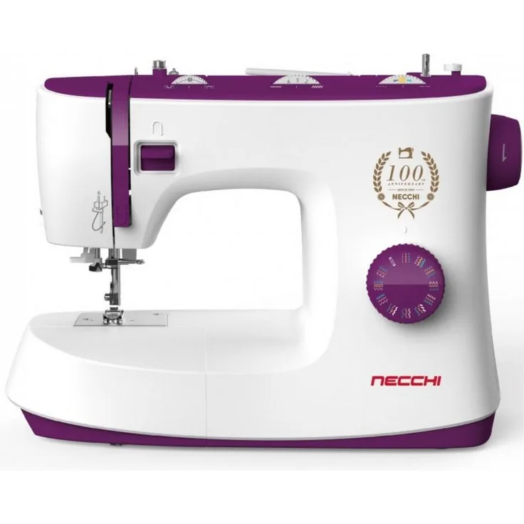Necchi Nähmaschine K132A, Nähmaschine mit 32 Stichen und LED-Licht