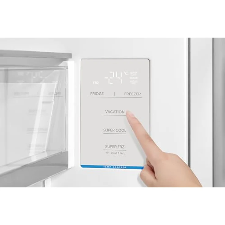 Midea MDRB600MIC46 Kühl-Gefrier-Kombination, Edelstahl, 442 l Gesamtinhalt, No-Frost, Inverter-Technologie, Energieeffizienzklasse C – Bild 4