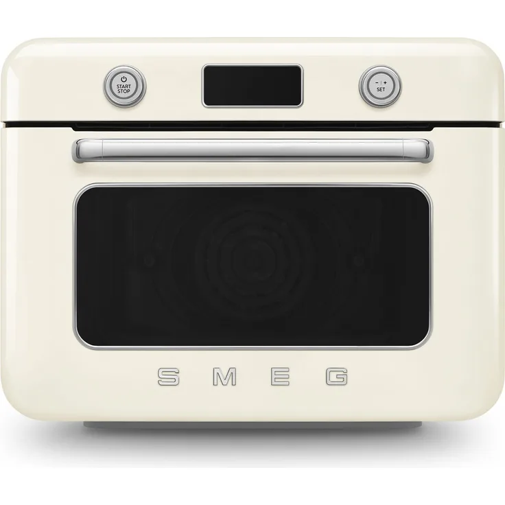 Smeg Multiofen SMEG Kombi-Tisch-Dampfbackofen Creme COF01CREU, vielseitig und professionell, Made in Italien