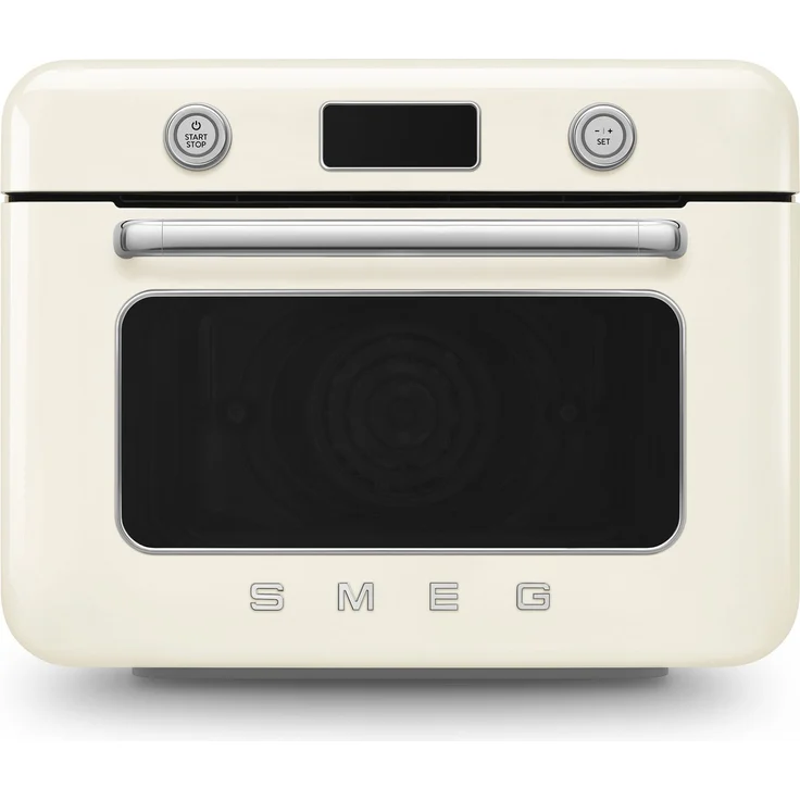 Smeg Multiofen SMEG Kombi-Tisch-Dampfbackofen Creme COF01CREU, vielseitig und professionell, Made in Italien