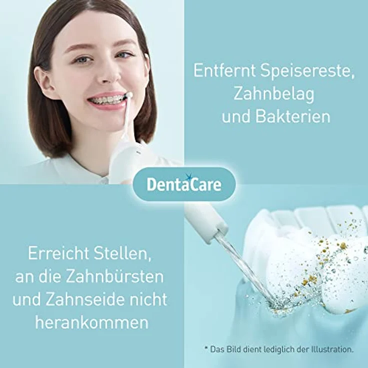 Panasonic Munddusche EW1313, Aufsätze: 2 St., kabellose Munddusche mit orthodontischer Düse – Bild 2