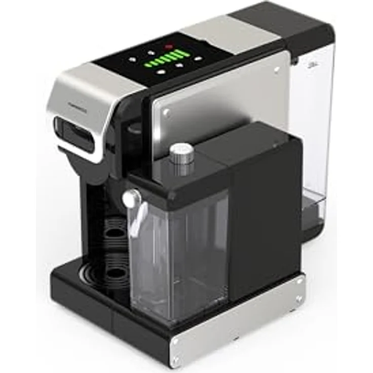 Tornado TST-550M-GS, 7 in 1 Multi-Kaffeekapselmaschine, 19-bar, vollautomatisch, silber-schwarz, 1 l Wassertank, LCD-Display – Bild 4