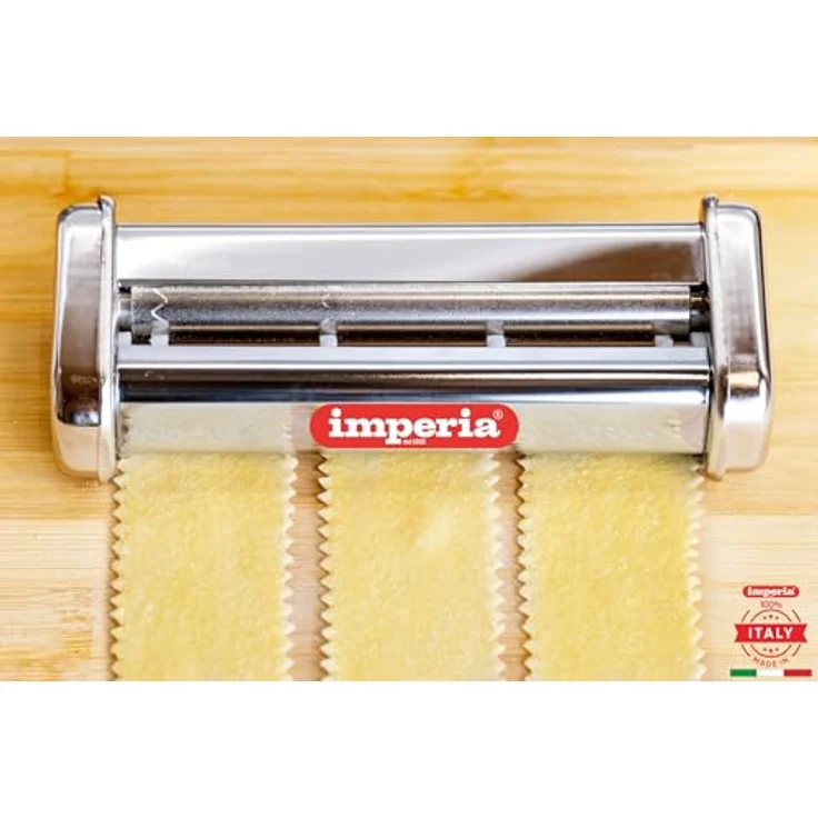 Imperia Simplex Classica Nudelschneider, Zubehör für Nudelmaschinen, kompatibel mit Imperia, aus Chromstahl, 10 Pastformate, 100% Made in Italy – Bild 2