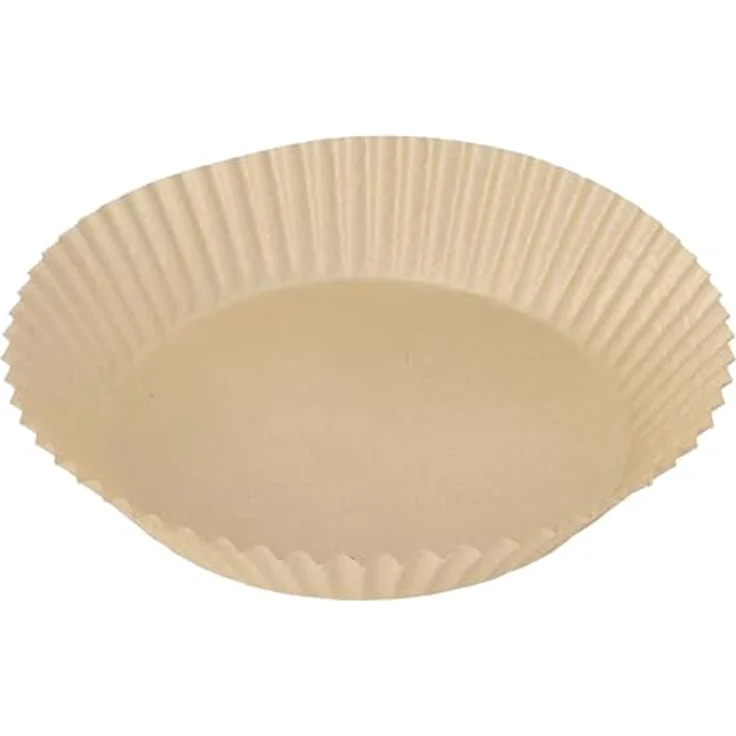 PAPSTAR 100 Backpapiere Ø 16 cm · 4,5 cm braun für Heißluftfritteusen, hitzebeständig bis 220°C, lebensmittelgeeignet – Bild 4