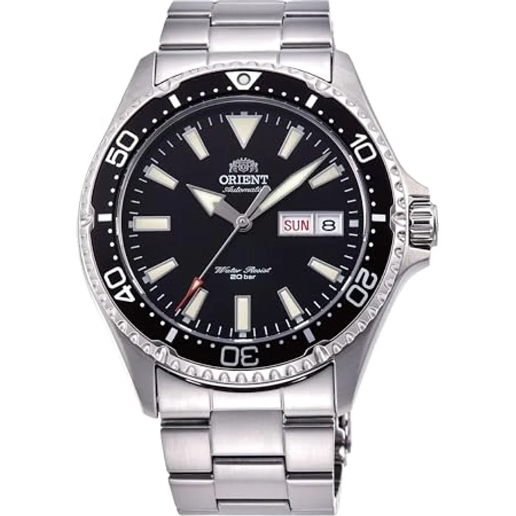 Orient Sportuhr RA-AA0001B19B, schwarz, mechanisches Uhrwerk F6922, 42 mm Edelstahlgehäuse, wasserdicht bis 20 ATM – Bild 1