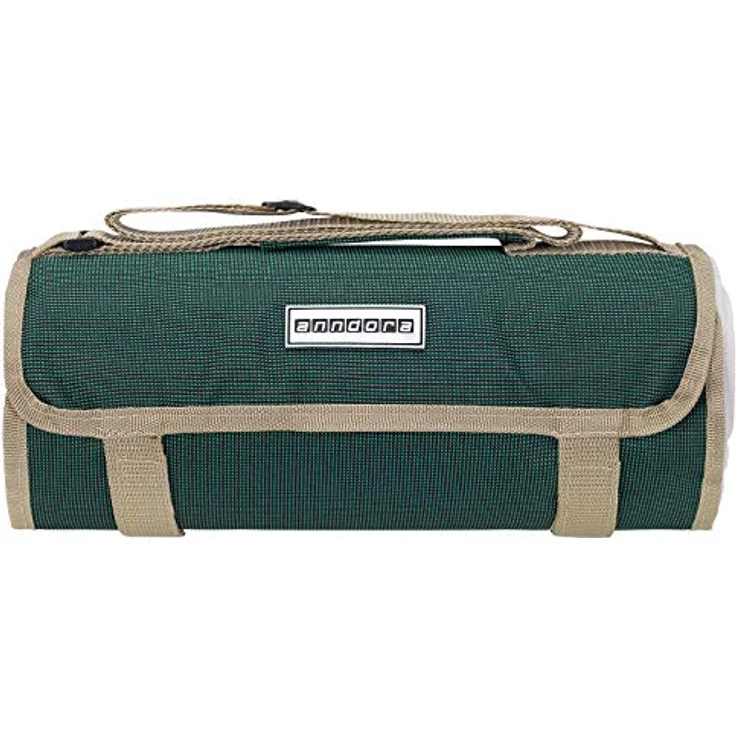 Mit Picknickdecke Grün und Picknickdecke  anndora Picknickrucksack 2 Personen 15 tlg. Zubehör und Picknickdecke grün beige – Bild 10