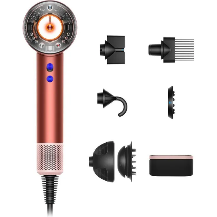 DYSON Haartrockner Dyson Supersonic Nural™ Haartrockner in Strawberry Bronze und Rosé, mit intelligentem Schutzmodus für die Kopfhaut