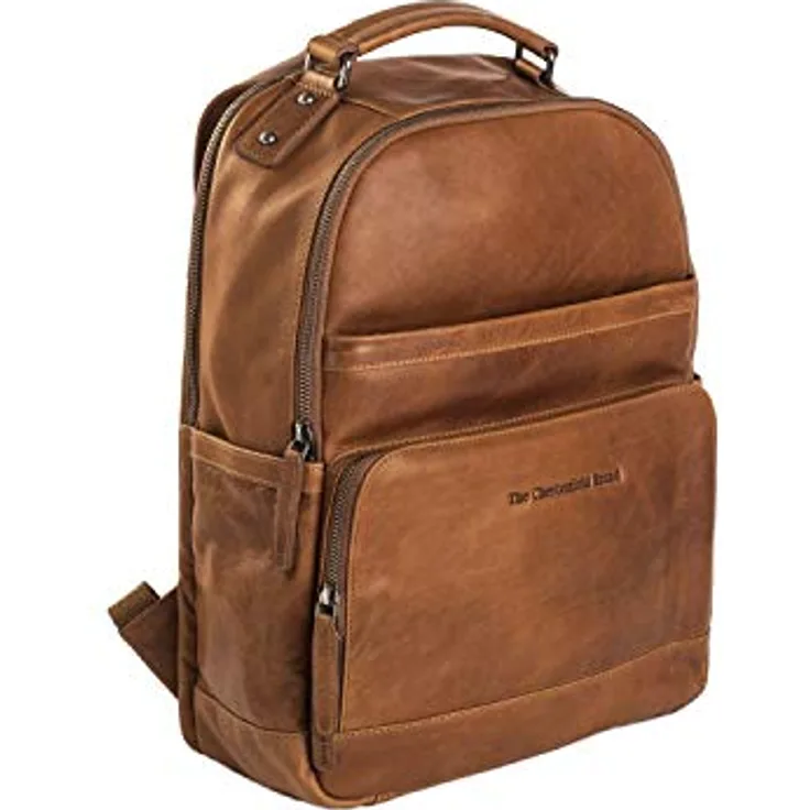 The Chesterfield Brand Austin Business-Rucksack, 39 cm aus 100% Leder mit Laptopfach, braun