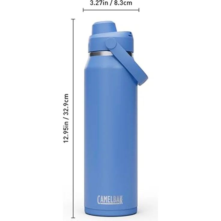 CamelBak Thrive Chug Trinkflasche, isolierter Edelstahl, 900 ml, Auslaufsicher, Himmelblau – Bild 4