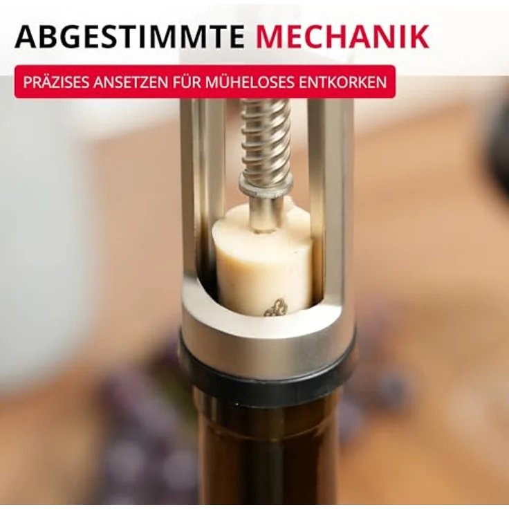 Westmark Glockenkorkenzieher, Stahl-Zink-Druckguss, Chianti, Edelmattiert, 62555580 – Bild 8