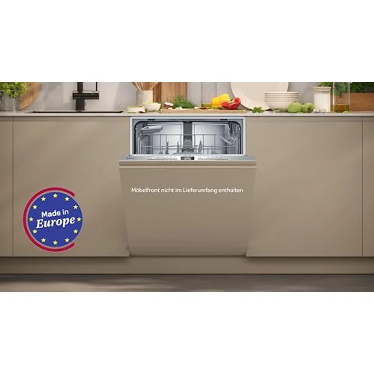Neff N 50 S155HTX04E, vollintegrierbarer Geschirrspüler mit Chef 70°C und Glasschutz 40°C Programm, 60 cm, flexibles Korbsystem, Home Connect App-fähig – Bild 2