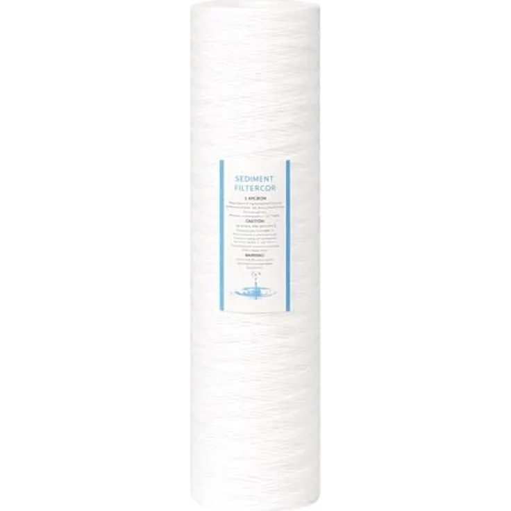 Naturewater PPW-20L 5 µ Baumwollfilter Kartusche, 508 mm (20 Zoll) für Umkehrosmoseanlage, schnelle Wartung, hohe Filtereffizienz