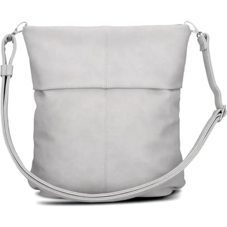 Zwei Mademoiselle.M Schultertasche, 31 cm, elegante Umhängetasche aus widerstandsfähigem Polyurethan mit Reißverschlussfach und abnehmbaren Trageriemen – Bild 6