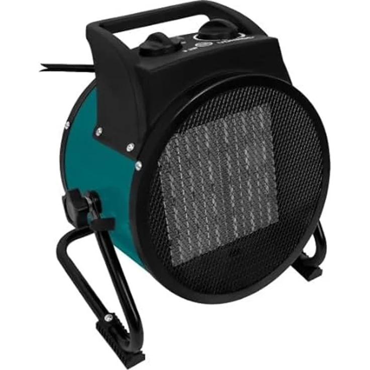 VONROC Elektroheizstrahler EH502AC, Heizstrahler mit Lüftungsfunktion, 3000W, 3 Heizstufen, kompakt und transportabel – Bild 9