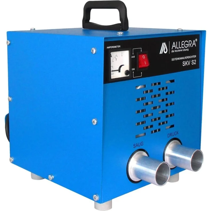 ALLEGRA Seitenkanalverdichter SKV S2, 0,37 kW Dämmschichttrockner mit 50er Anschlussstutzen und integrierter Messtechnik