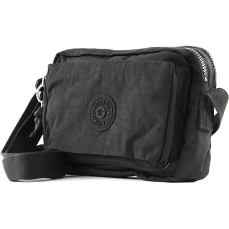Kipling Basic Abanu M Umhängetasche 24 cm, robuste Schultertasche mit verstellbarem Schultergurt, Schwarz – Bild 3