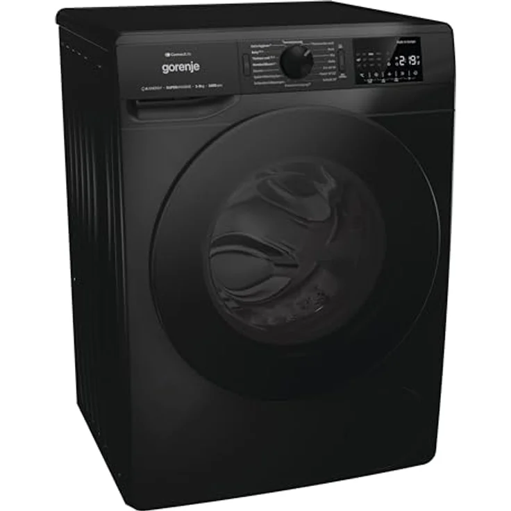Gorenje WPNEI84A1DTSB Waschmaschine mit Dampffunktion, 8 kg, 1400 U/min, 15 Programme, Totaler AquaStop, Wave Active Trommel, ExtraHygiene, PowerWash, Schwarz – Bild 5