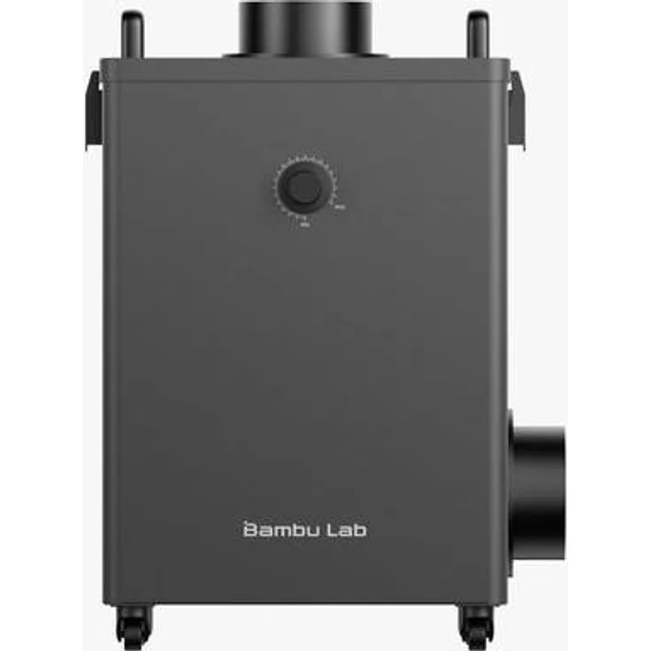 Bambu Lab Smoke Purifier für H2S und H2D Laser, mehrstufiges Filtersystem mit HEPA H13-Filter, kompakt, grau