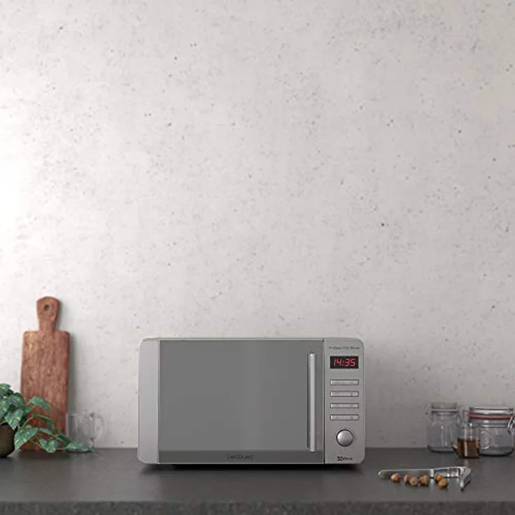 Cecotec 1532 Mikrowelle, Standgerät, 20 Liter Garraum, 700 Watt, silber – Bild 6