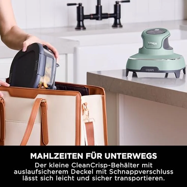 NINJA Fritteuse Crispi FN101EUSG, Heißluftfritteuse mit 3,8 l Fassungsvermögen und LCD-Display, 4 einstellbaren Programmen, Timer-Funktion – Bild 12