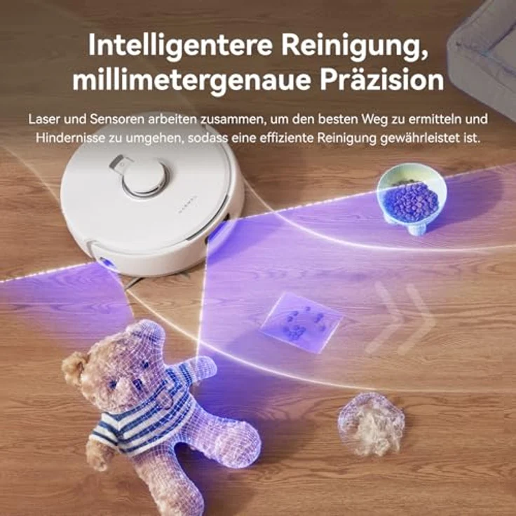 Narwal Saugroboter X10 Pro, Staubsauger-Roboter mit 11.000 Pa Saugkraft, DualFlow Anti-Tangle System, millimetergenaue Hindernisvermeidung, Zubehörpaket für 1 Jahr – Bild 8