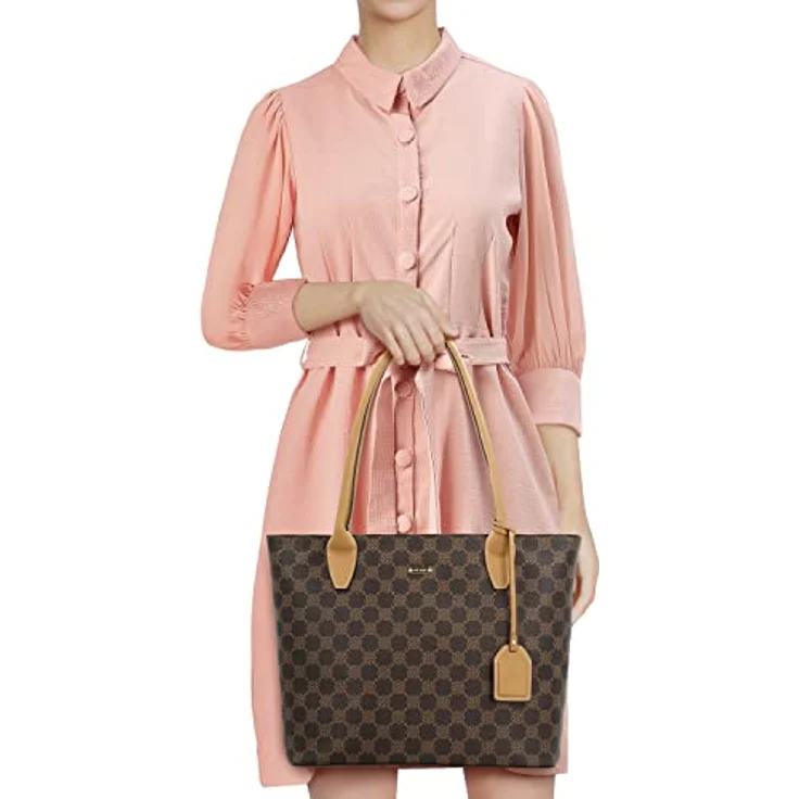 Picard Shopper Euphoria, geräumige Handtasche aus pflegeleichtem Kunstleder, braun – Bild 6