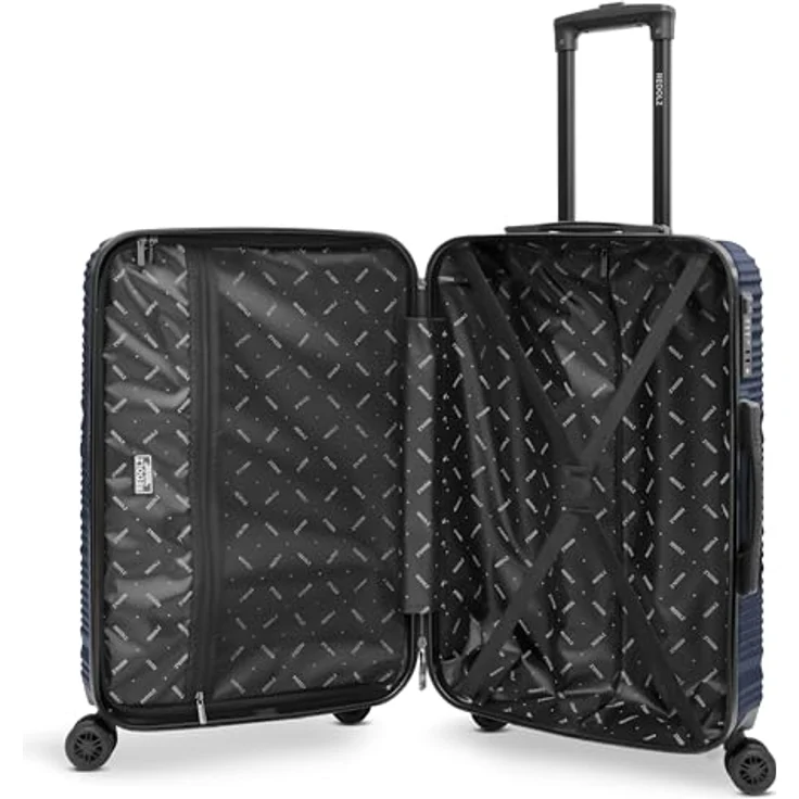 Redolz Koffer Essentials 16 3-SET 4 Rollen Kofferset 3-teilig, Blau (XL) - Stylische Reisebegleiter mit bruchsicherer Hartschale, intelligentem Innenleben und geräuscharmen Rollen – Bild 5