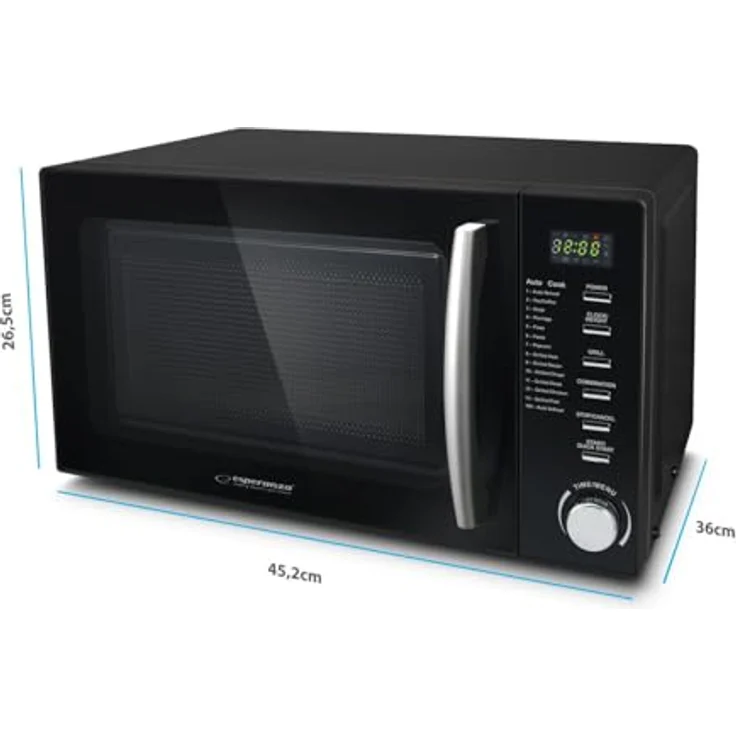Esperanza EKO010 Cocinero Mikrowellenherd, Mikrowelle, Schwarz – Bild 8