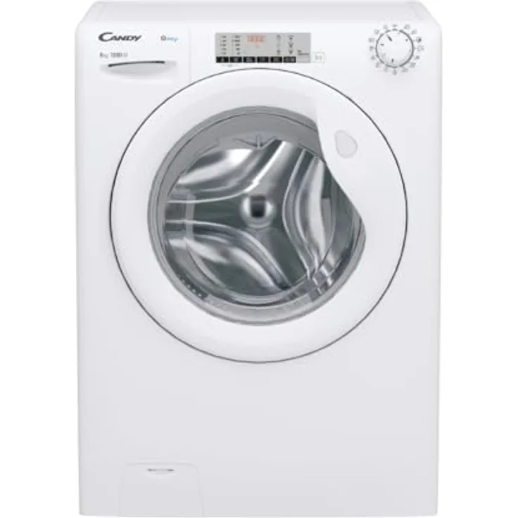 Candy EY284DWM5/1-S Waschmaschine, Frontlader 8 kg, 1200 U/min, weiß