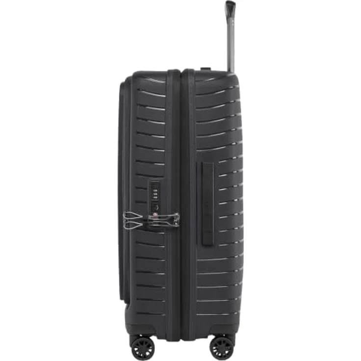 Stratic Novium 4 Rollen Trolley M 65.5 cm, Dehnfalte, schwarz, 100% Polypropylen – Bild 6