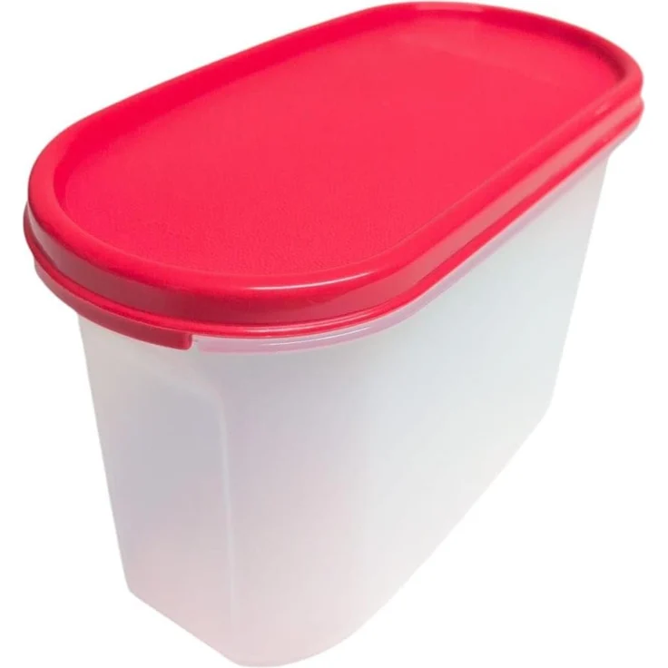 Tupperware Eidgenosse 1,1L, ovaler Vorratsbehälter mit luftdichtem Deckel, rot: Tests, Infos & Preisvergleich