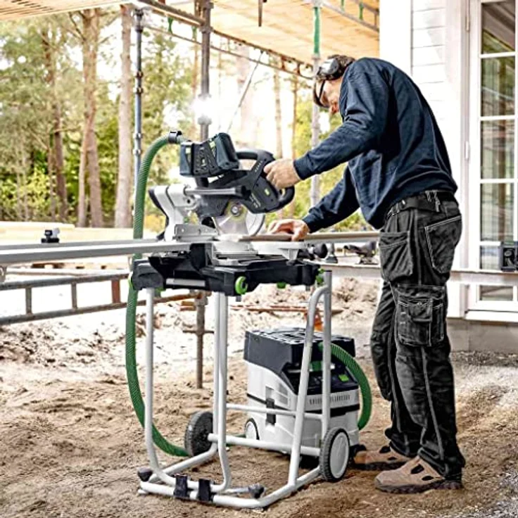 Festool Akku-Absaugmobil CLEANTEC CTLC MINI I-Basic, kompakter Nass- und Trockensauger mit 36 V Turbine, Bluetooth® Autostart und 3-stufiger Saugleistungsregulierung – Bild 7