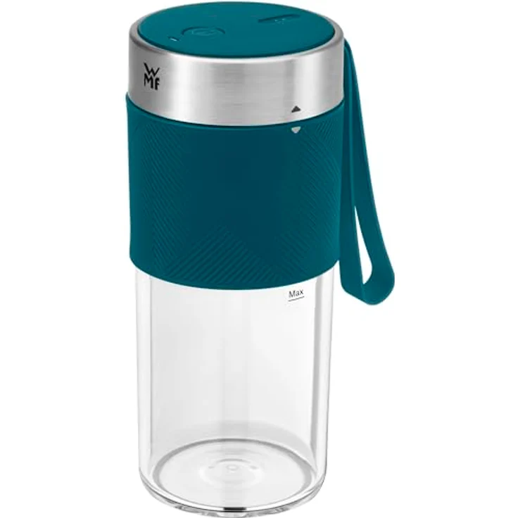 WMF KÜCHENminis Mix on the Go, tragbarer Smoothie-Maker mit 300 ml Behälter, 20.000 U/min, wiederaufladbarer Akku, 50 W – Bild 1